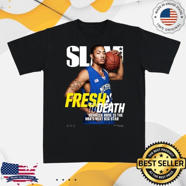 Trending Slamgoods Merch Store Slam Cover Tee - Derrick Rose (Slam 117) Shirt Slamgoods Merch Store Slam Cover Tee - Derrick Rose (Slam 117) t-shirt, hoodie, tank top, sweater and long sleeve t-shirt