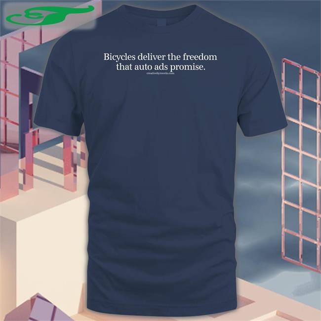 Creativebyrovelo Store Bicycles Deliver The Freedom That Auto Ads Promise Long Sleeve Tee Shirt