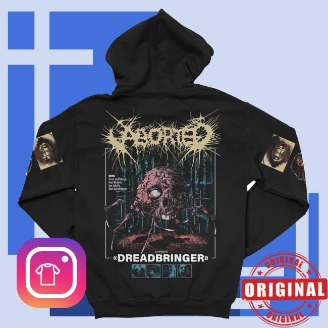 Official Indiemerchstore Merch Aborted Dreadbringer Zip Funny Shirt