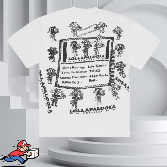 Official Lollapalooza X Cactus Plant Flea Market T Shirts