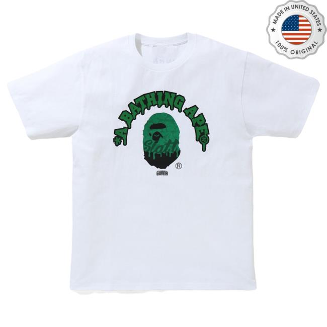 Official Gunna Merch Store Gunna A Bathing Ape Bape X Gunna White New Shirt