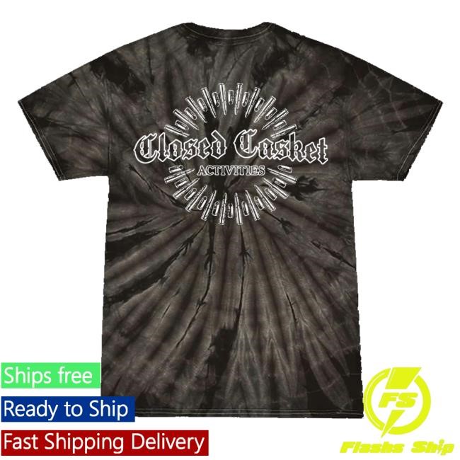 Allin Merch Incendiary Surfing Reaper Spider Black Tie Dye New Shirt