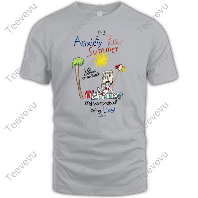 Marcuspork Merch Anxiety Person Summer Hoodie