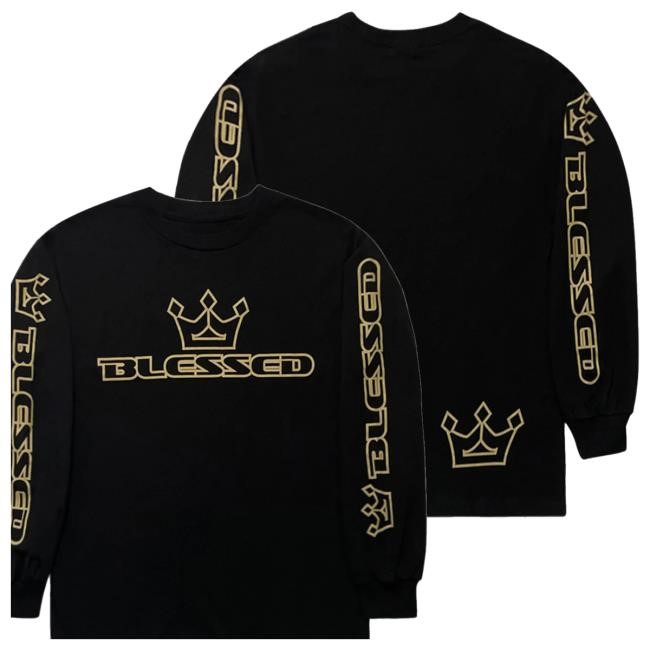 Blessed In Hi Merch Store Blessed Classic Logo Long Sleeve Shirt Trending Blessed In Hi Merch Store Blessed Classic Logo Long Sleeve Tee Shirt