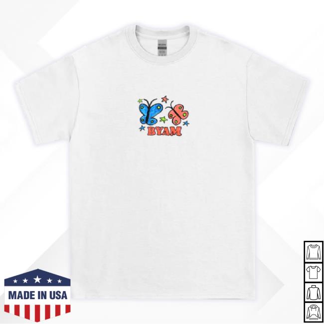 Original 24Hundred Merch Store Between You And Me Butterfly Tee (White) 24Hundred Shop