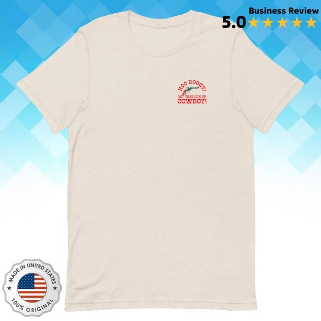 Trending Hoo Doggy Merch Get That Gun Up Sweatshirt