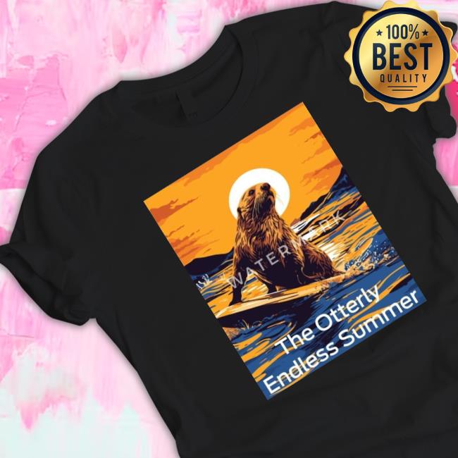 Official 841 Surfing Endless Summer Stoked Otter 841′ Women’S Rolled Poster New Shirt