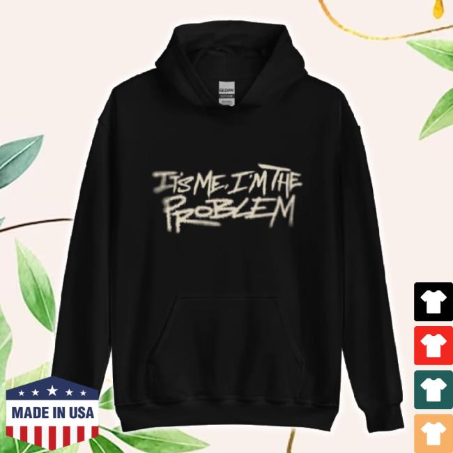 Original Interscope Merch Store 'It's Me, I'm The Problem' Black Long Sleeve Tee Interscope Shop