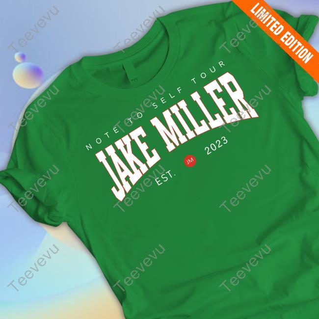 Note To Self Tour Jake Miller Est 2023 Unisex Sweatshirt