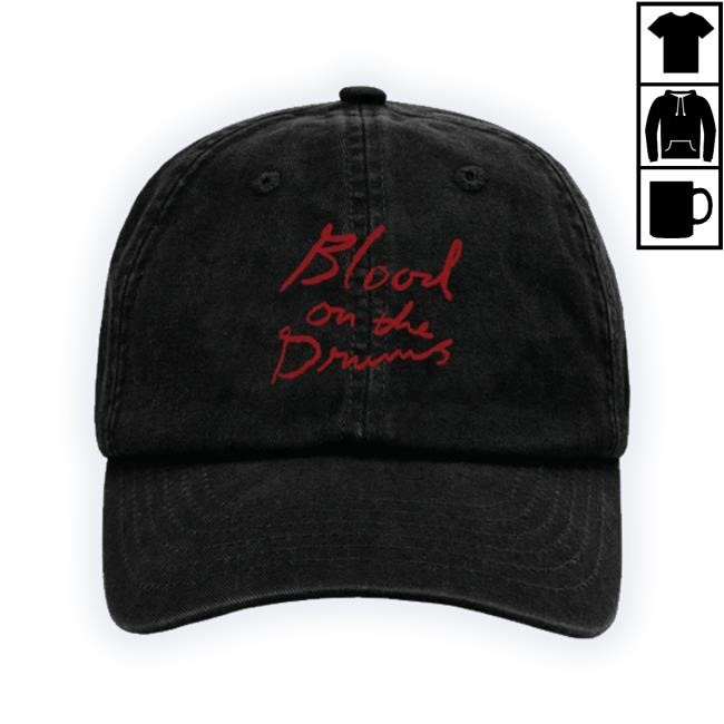 Official Trending Blood On The Drums Black cap