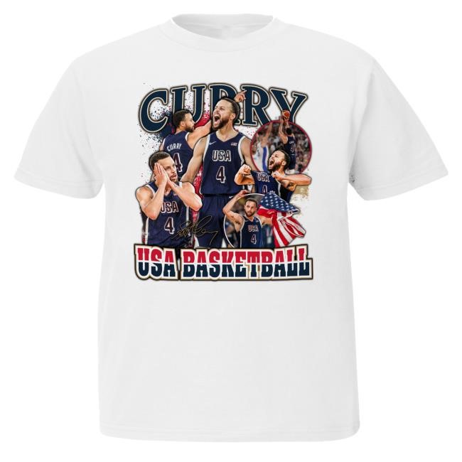Youth Stadium Essentials Stephen Curry White Usa Basketball Gold Medal Moments Unisex Sweatshirt