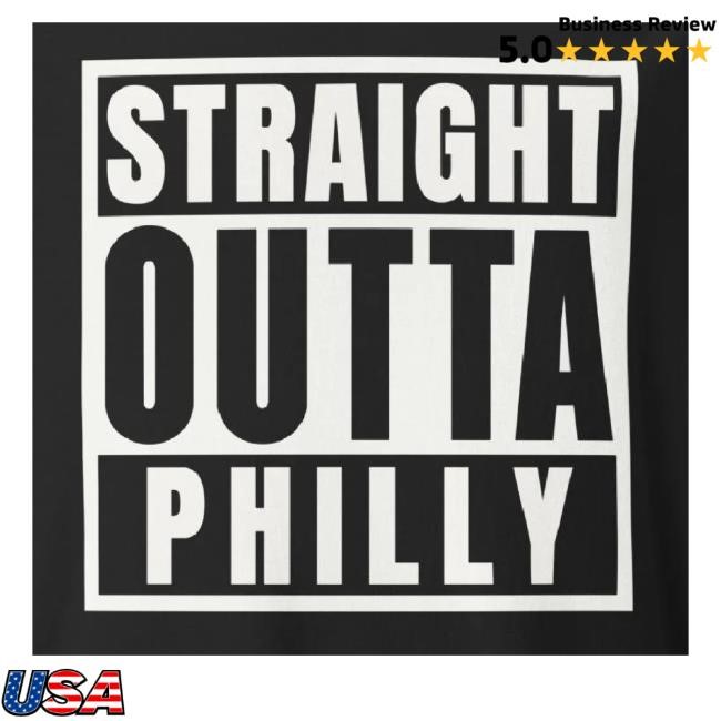 Phillygoat Merch Straight Outta Philly Comfort Colors Long Sleeve T Shirt