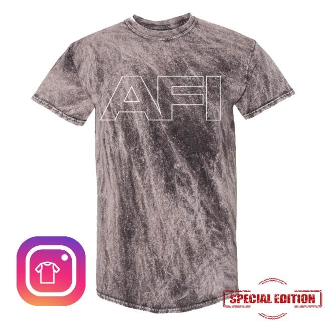 Afireinside Afi Merch Bodies Logo Bleach Wash New Shirt