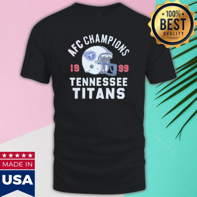 Original Afc Champions 1999 Tennessee Titans Helmet Long Sleeve Shirt
