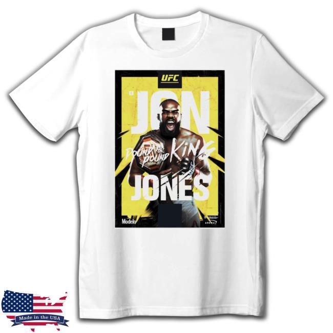 Official Jon Jones Pounds 4 Pounds King shirt