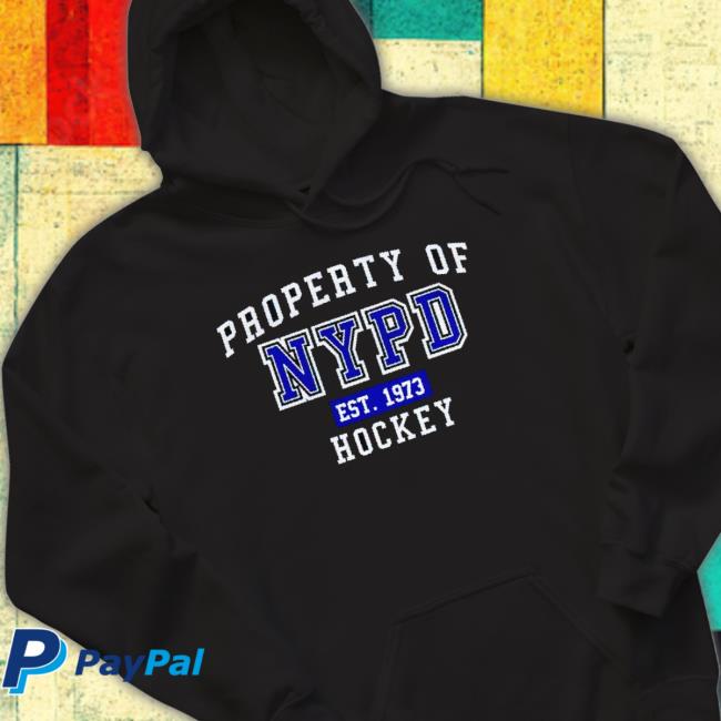 Property Of Nypd Hockey Est 1973 Shirt