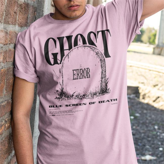 Ghostgaming Store Ghost Error Blue Screen Of Death Hoodie Jollztv