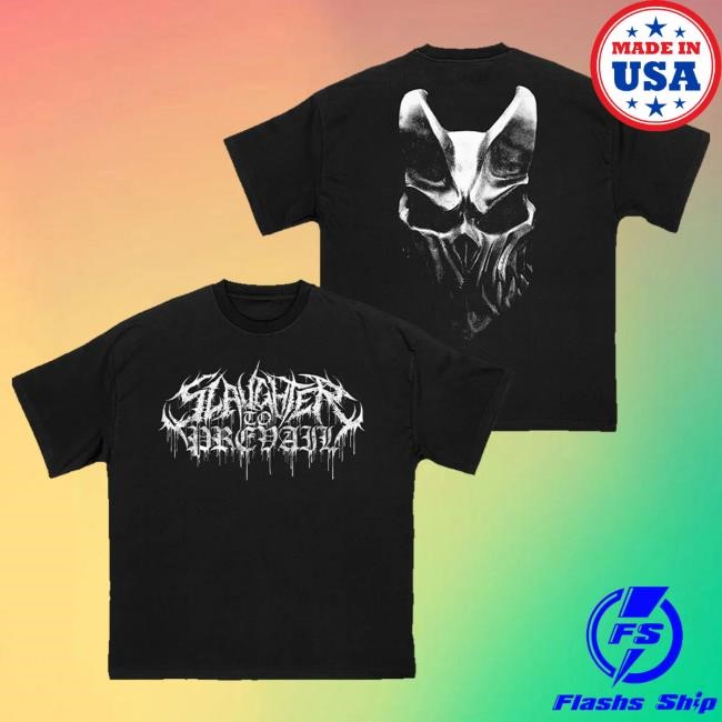 First Blood Merchandise Merch Slaughter To Prevail - White Logo Mask Shirts