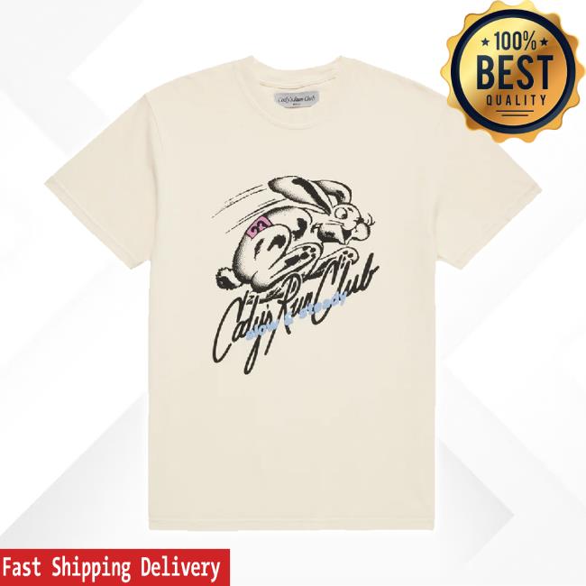 Original Cody'srun Club Merch Store Bunny Long Sleeve Tee Ivory Codysrunclub Shop