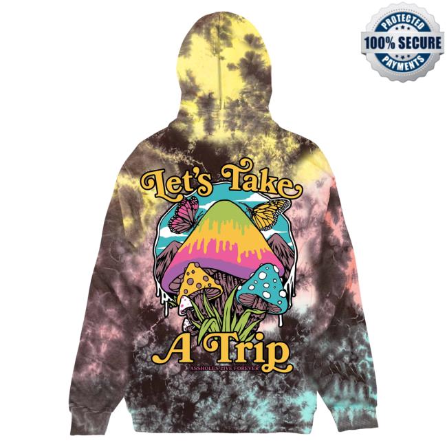 Official Linda Finegold Merch Store Lets Take A Trip Long Sleeve Tshirt Tijuana Sunrise Tie Dye Lindafinegold Clothing Shop Tie-Dye