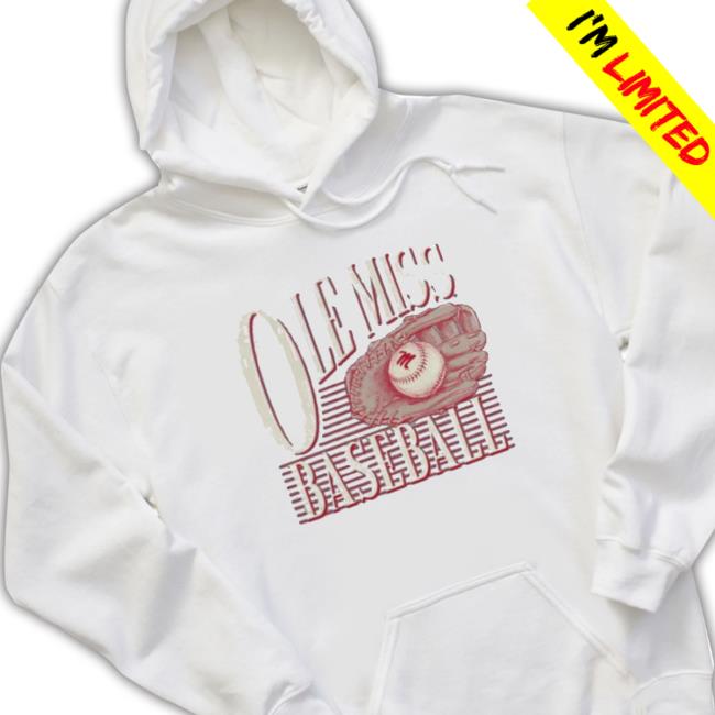 Ole Miss Baseball Stripes Sweatshirts Ole Miss Baseball Stripes Hooded Sweatshirt