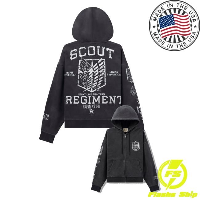 Aot X Youngla Merch Scout Regiment Crewneck Sweatshirt