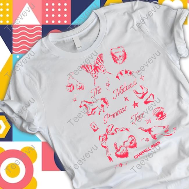 Midwest Princess 2024 Tour Chappell Roan Tee Shirt
