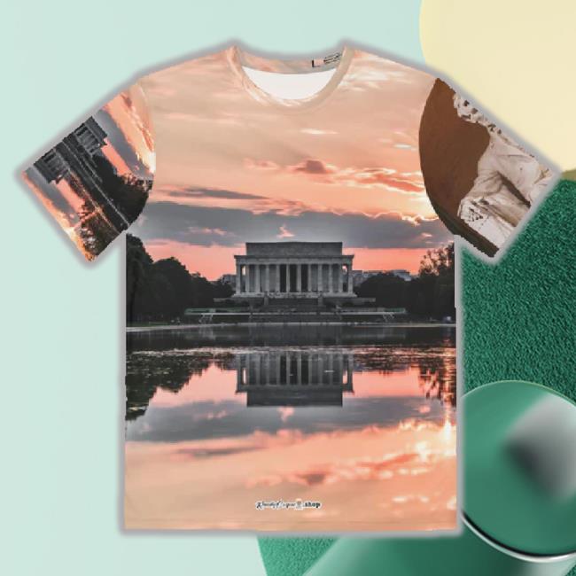Lincoln Memorial Men's Polyester T-Shirt (Aop)