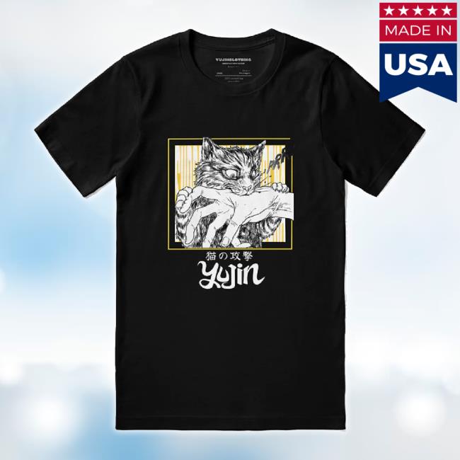 Trending Yujin Clothing Merch Store Sudden Bite Cat Sweater Yujinclothing Shop