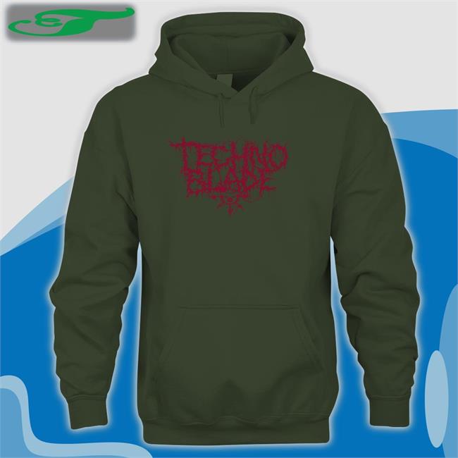 Techno Merch Technoblade Metal Font Shirt