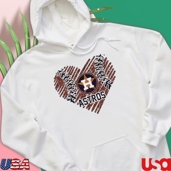 Official Houston Astros Heart Baseball Team Shirt