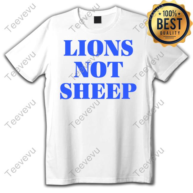 Jessica Irvine Lions Not Sheep Hoodie
