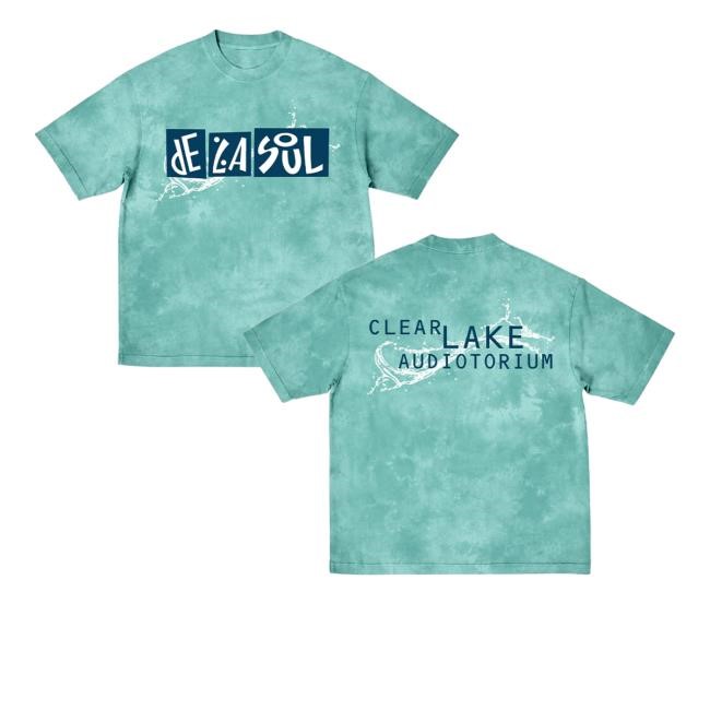 Clear Lake Audiotorium Tie-Dye Shirts De La Soul Merch Store