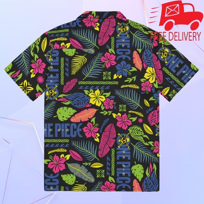 Official Netflix Merch One Piece Radical Adventures Button Front Tee