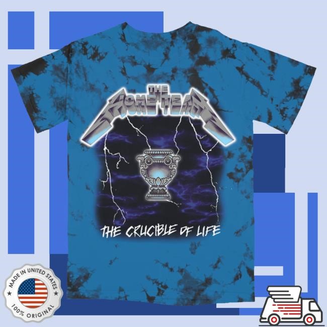 Official The Home Team Merch Store Shop Blue Tie Dye Crucible Of Life Short Sleeve Tee