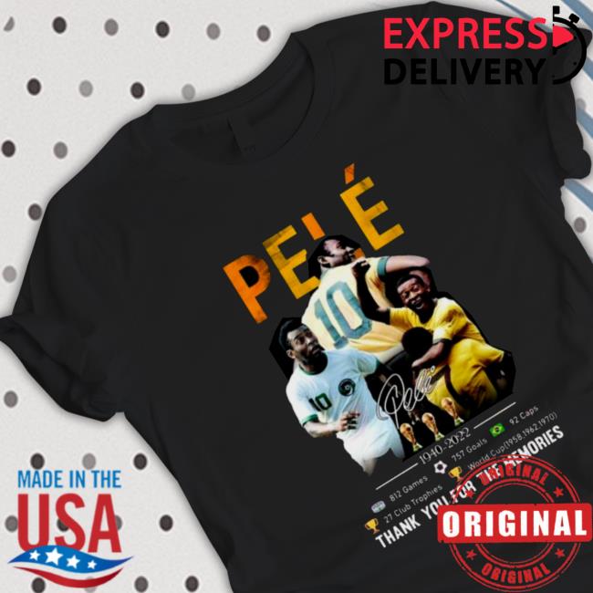 Pele 1940-2022 Thank You For The Memories Signature Sweaters