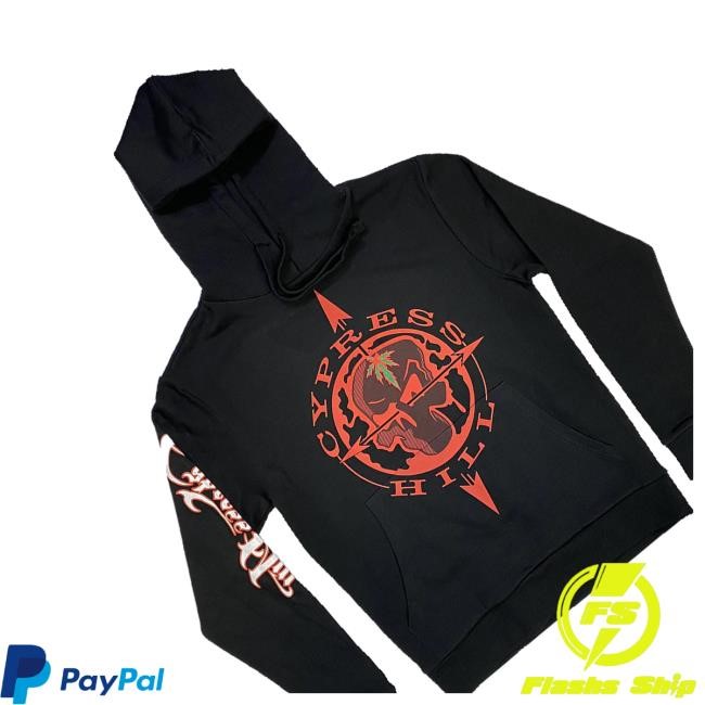 Official Cypress Hill Merch Shop Store Skull N Compass Tee