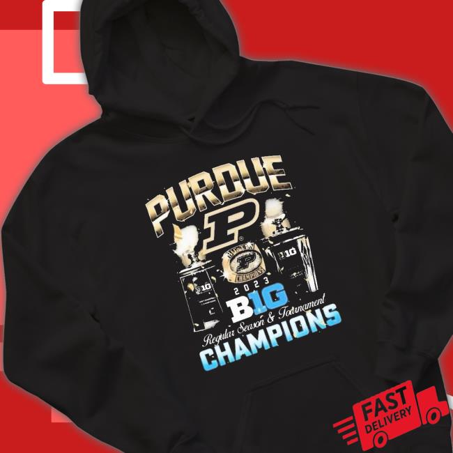 Purdue Men’S Basketball 2023 B1g Regular Season And Tournament Champions Sweatshirt Purdue Men’S Basketball 2023 B1g Regular Season And Tournament Champions Sweatshirt