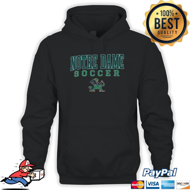 Notre Dame Fighting Irish Soccer Stack Logo Hoodie Notre Dame Fighting Irish Soccer Stack Logo T-Shirt
