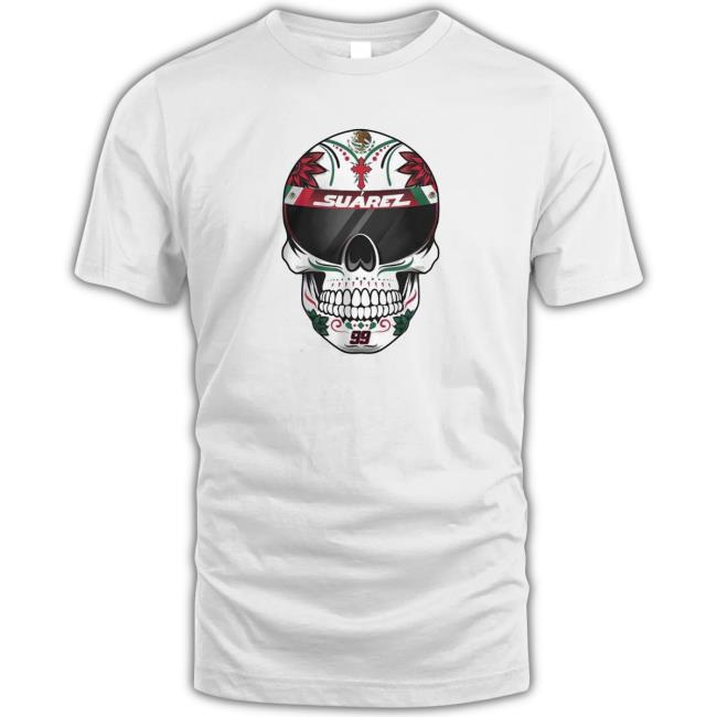 Official Daniel Suarez Racing Store Helmet Visor Skull T-Shirt