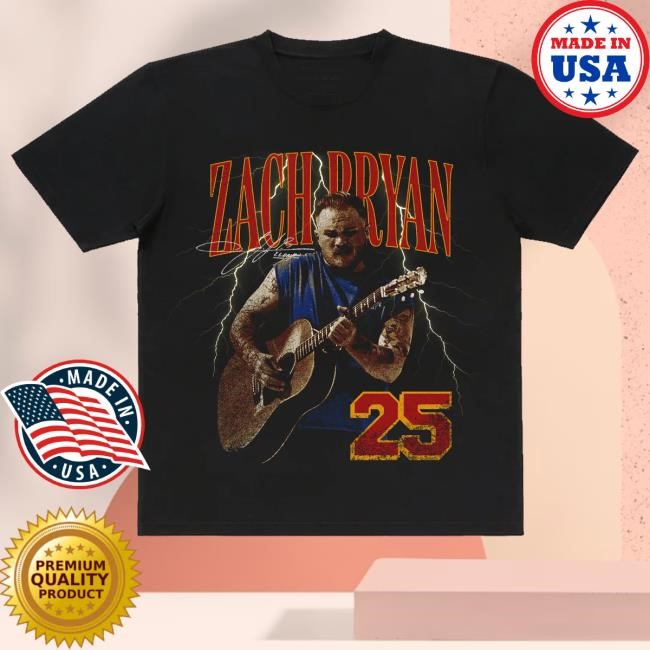 Official Zach Bryan Zb 2025 Lightning Long Sleeve Shirt