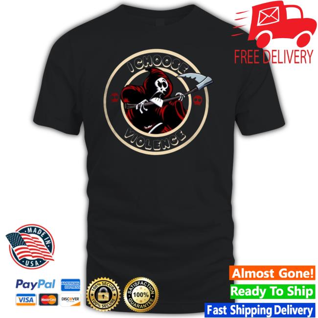 Grim Reaper I choose Violence Logo Shirts Official Grim Reaper I choose Violence Logo Long Sleeve T Shirt