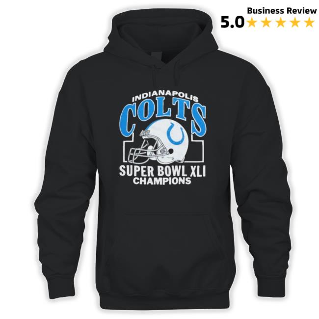 Helmet Indianapolis Colts Super Bowl Xli Champions Sweatshirt