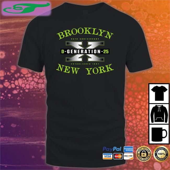 Wwe Brooklyn X D Generation 25 New York Shirt Black