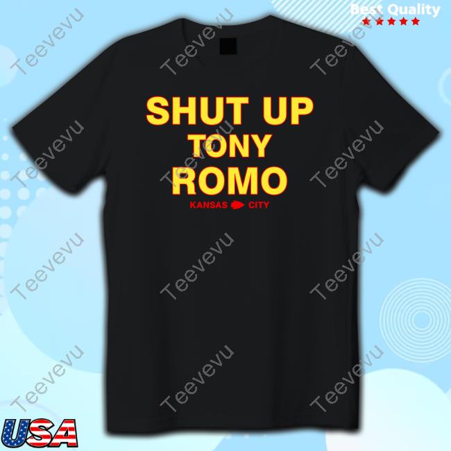 Red Tribe Cinema Shut Up Tony Romo Kansas City Tank Top