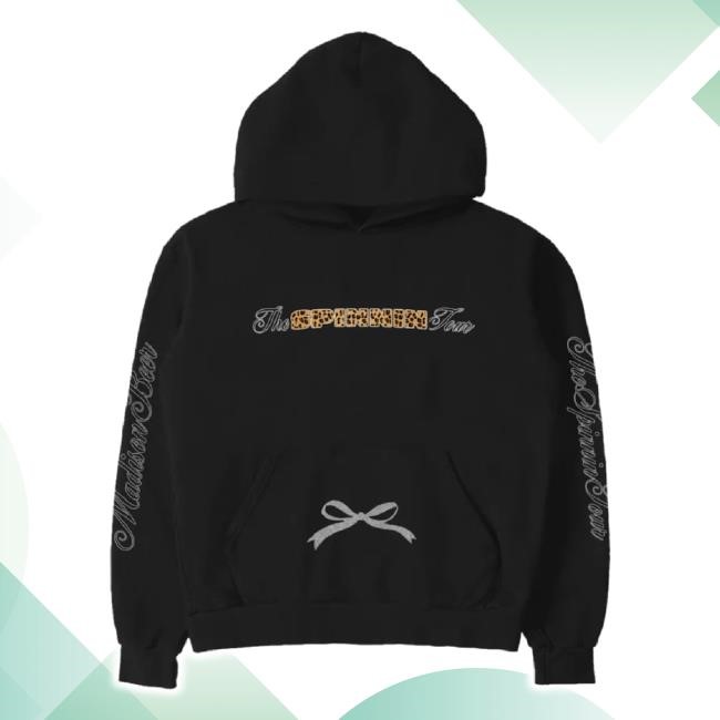 Trending Spinnin Tour Cheetah Black Sweater Madison Beer Shop Merch Store