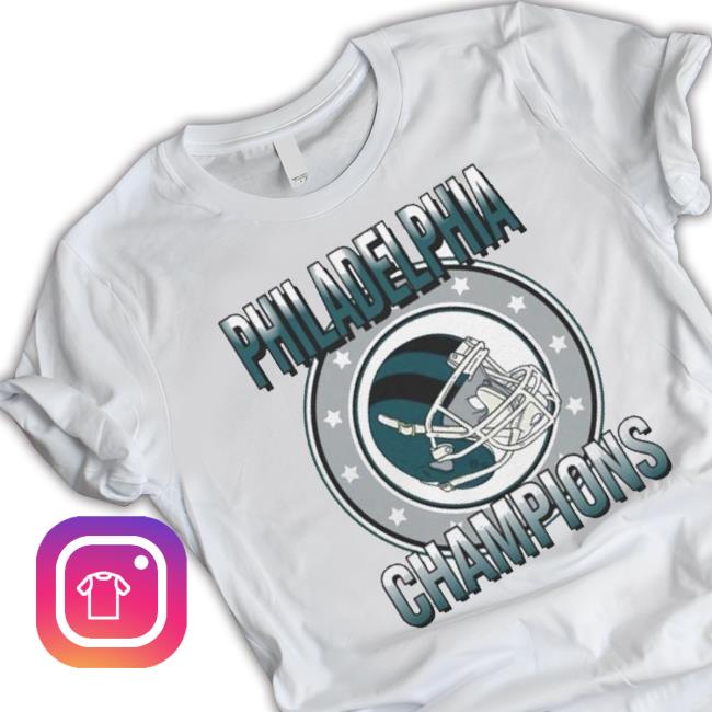 Official Philadelphia Football Champions Vintage Eagles 2023 T-Shirt