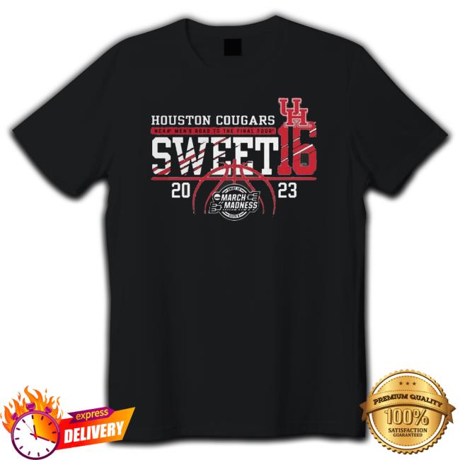Houston Cougars Ncaa Men’S Road To The Final Four Sweet Sixteen 2023 shirt, hoodie, tank top, sweater and long sleeve t-shirt