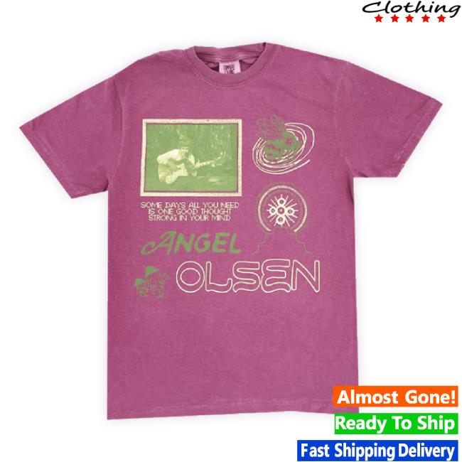 Trending Angel Olsen Merch Store Angel Olsen Lights Out Tee Angel Olsen Shop