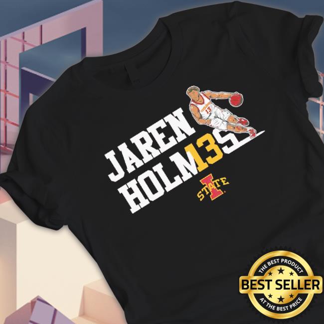 Jaren Holmes 13 Iowa State Cyclones Caricature Shirt Jaren Holmes 13 Iowa State Cyclones Caricature Shirt